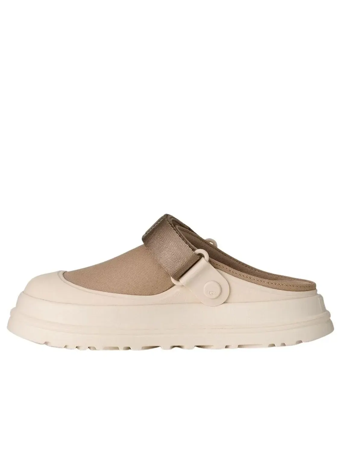 Сандалии-сабо UGG GoldenGlow из парусины — изображение 1 из 4, бежевый
