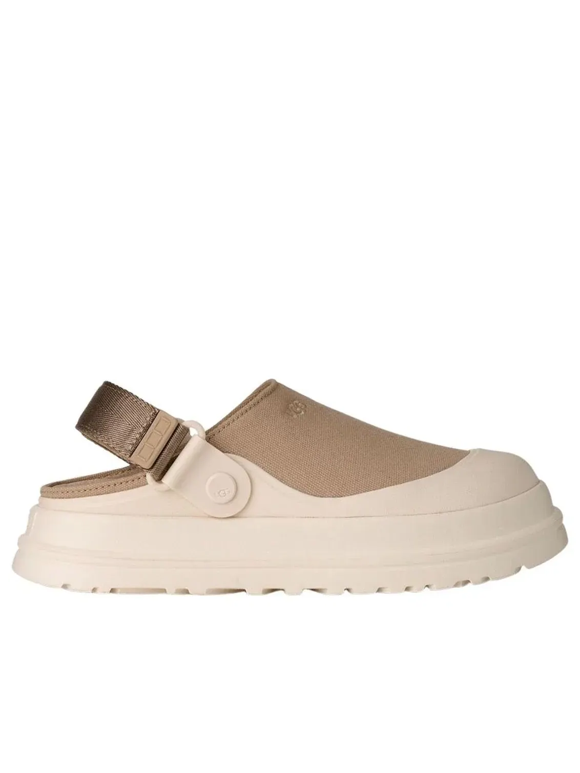 Сандалии-сабо UGG GoldenGlow из парусины — изображение 2 из 4, бежевый