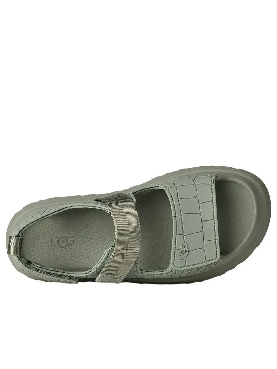 Сандалии UGG GoldenGlow с тиснением «Артишок» 1175311-ART — изображение 4 из 4, зеленый