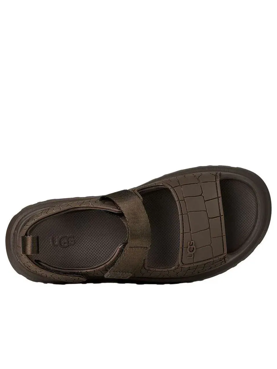 Сандалии UGG GoldenGlow с тиснением 'Dense Smoke' 1175311-DNSS — изображение 4 из 4, коричневый
