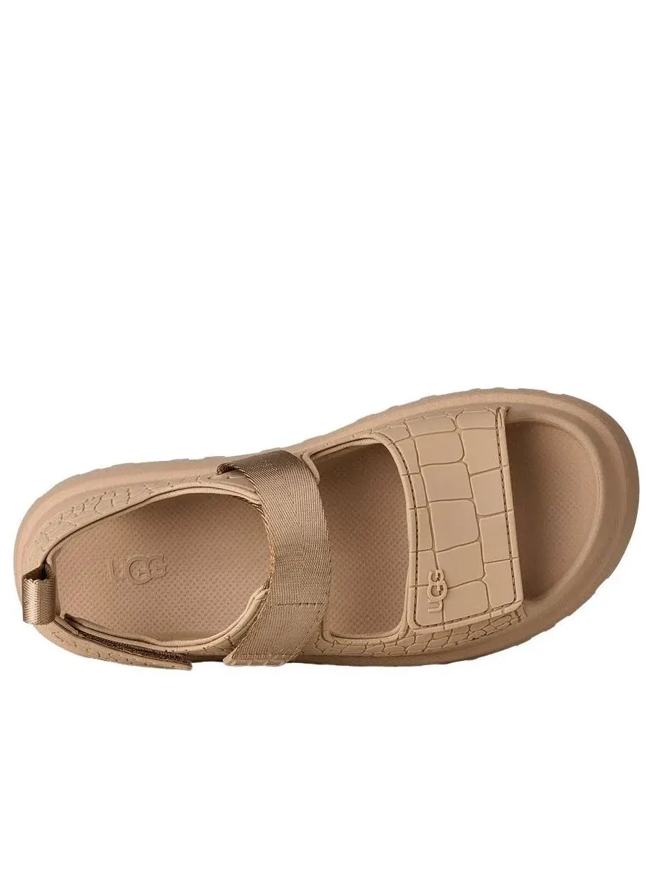Сандалии UGG GoldenGlow с тиснением — изображение 4 из 4, бежевый