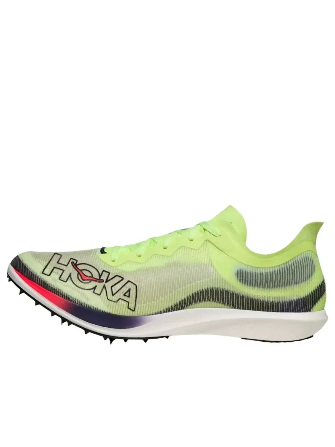 Кроссовки HOKA ONE ONE Cielo FlyX Elite Spikes 'Neon Yuzu Squid Ink' 1175930-NZS — изображение 1 из 5, зеленый