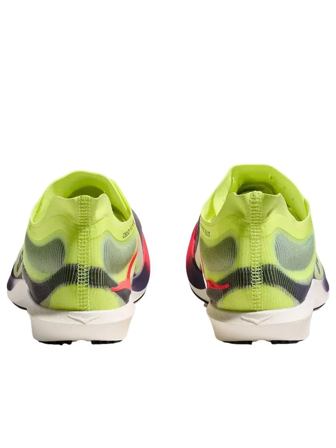 Кроссовки HOKA ONE ONE Cielo FlyX Elite Spikes 'Neon Yuzu Squid Ink' 1175930-NZS — изображение 4 из 5, зеленый