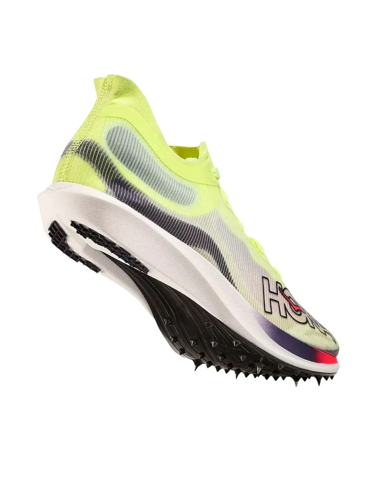 Кроссовки HOKA ONE ONE Cielo FlyX Elite Spikes 'Neon Yuzu Squid Ink' 1175930-NZS — изображение 5 из 5, зеленый