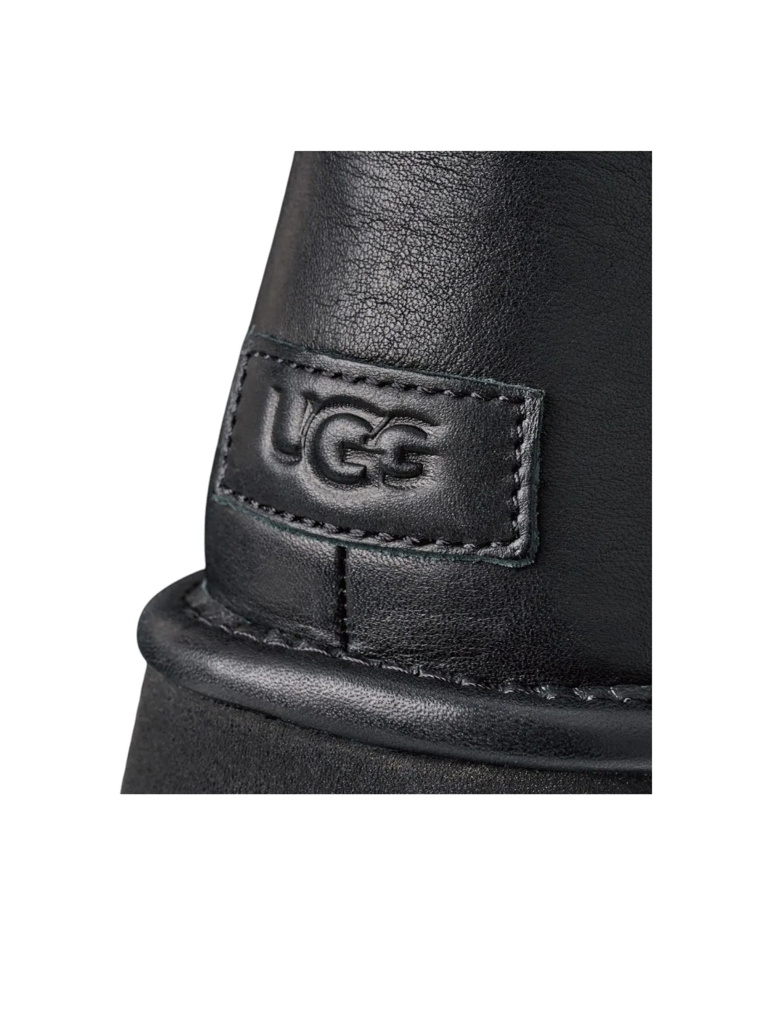 Угги (WMNS) UGG Esmee Leather Lace-up Boots 'Black' — изображение 4 из 6, черный