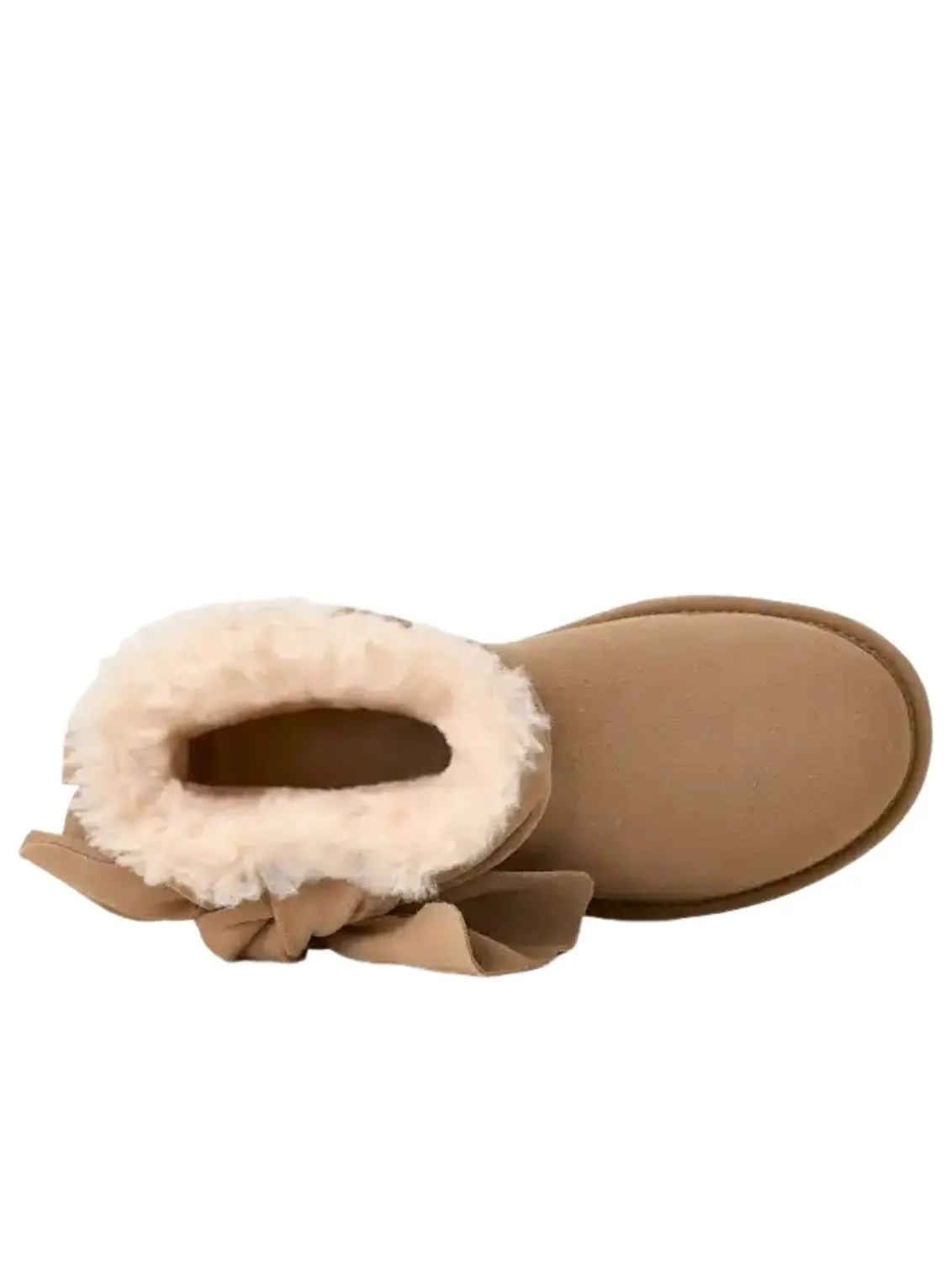 (WMNS) Классические мини-сапожки UGG с бантом — изображение 4 из 5, бежевый
