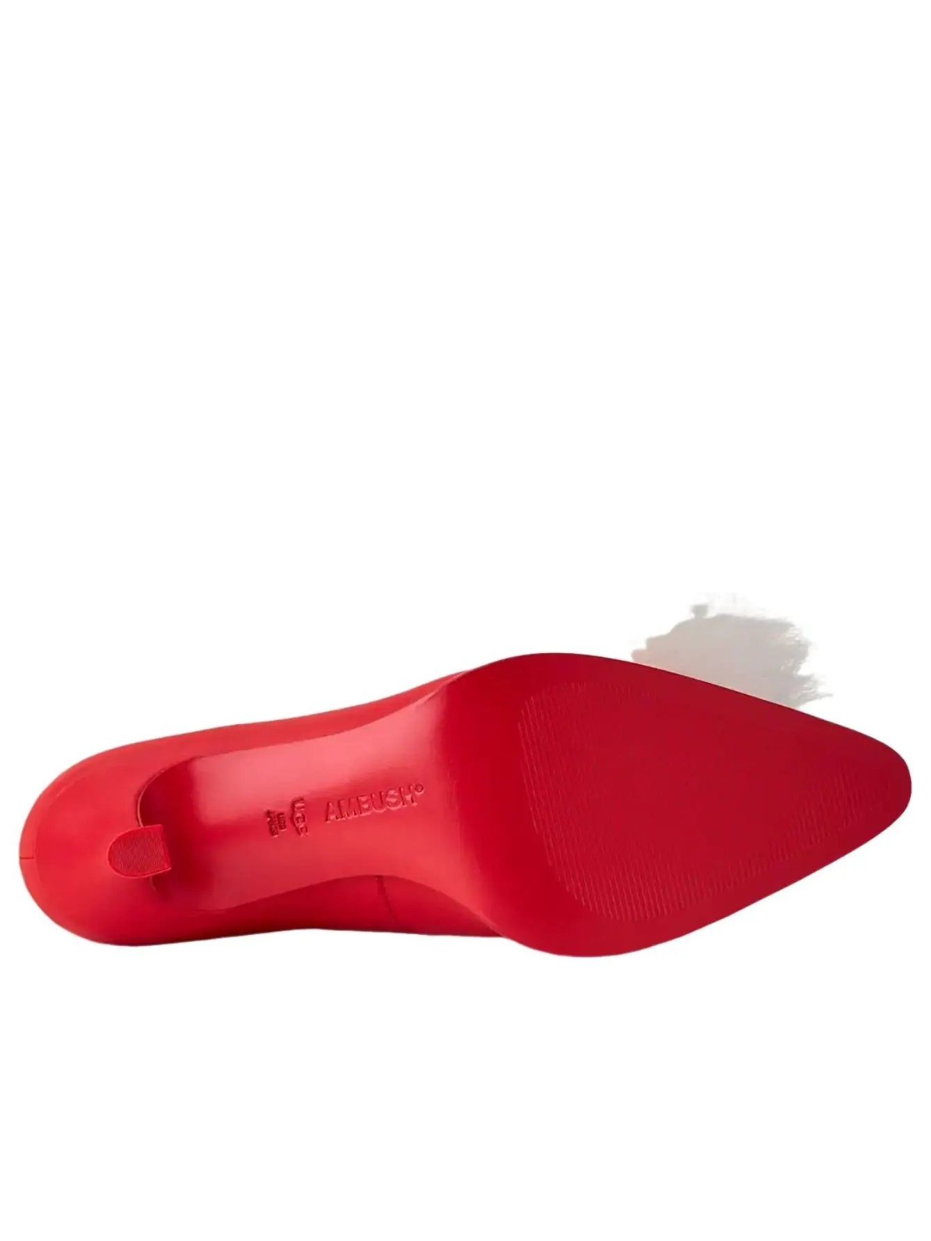 (WMNS) UGG x AMBUSH Heel 'White Red' — изображение 5 из 6, белый/красный