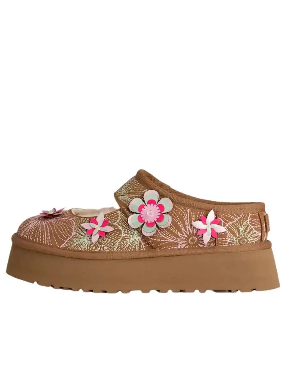 (WMNS) UGG Bea Mary Jane Meadow 'Chestnut' — изображение 1 из 5, орех