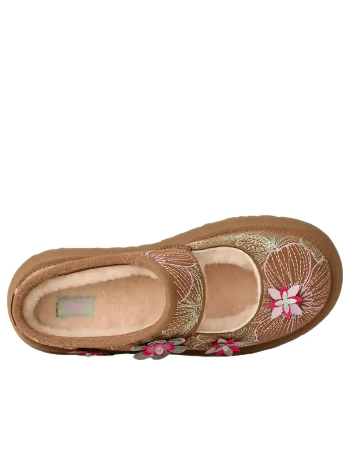 (WMNS) UGG Bea Mary Jane Meadow 'Chestnut' — изображение 4 из 5, орех