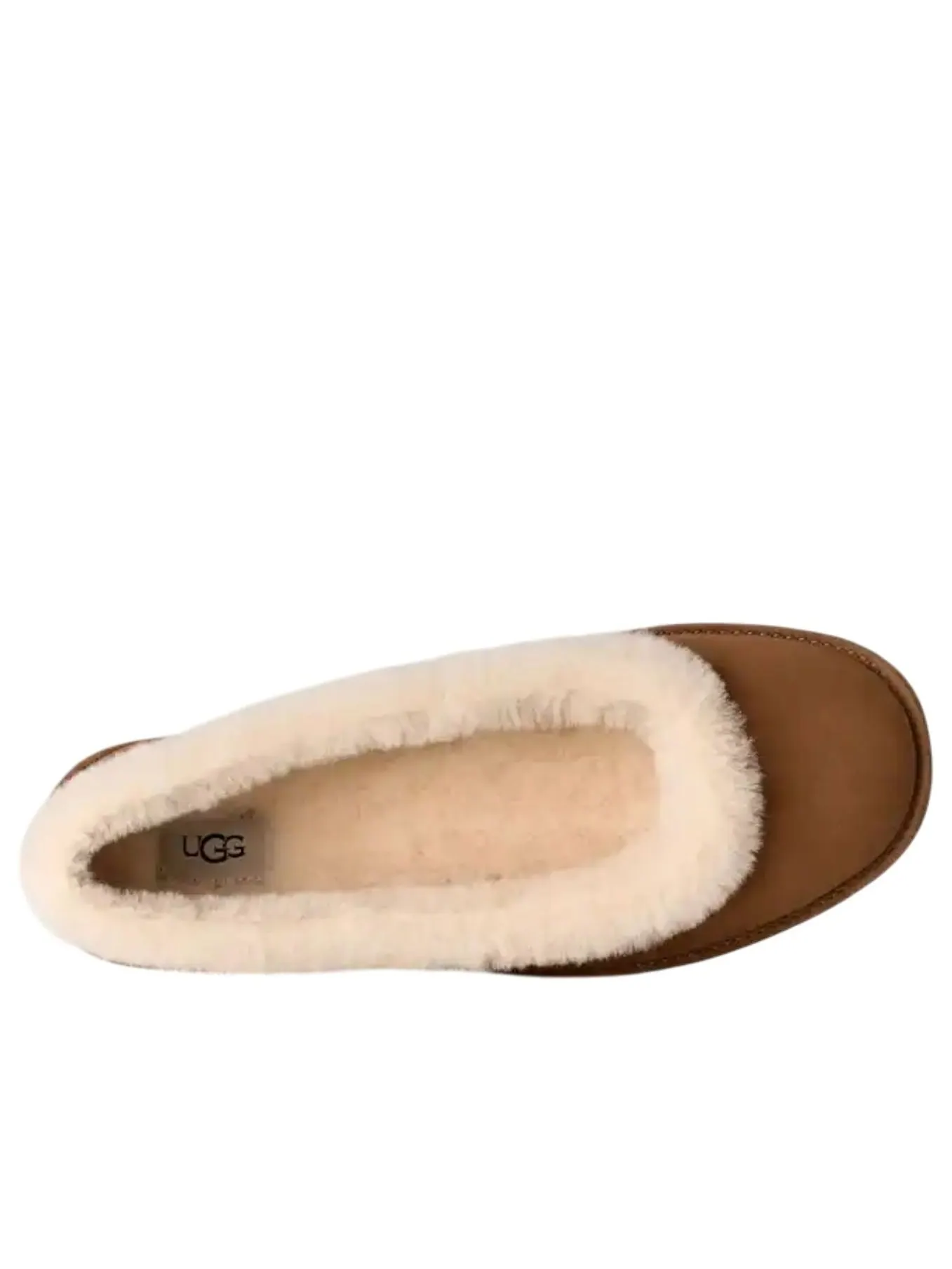 Угги (WMNS) UGG Zora Ballet Flat 'Chestnut' — изображение 4 из 5, коричневый