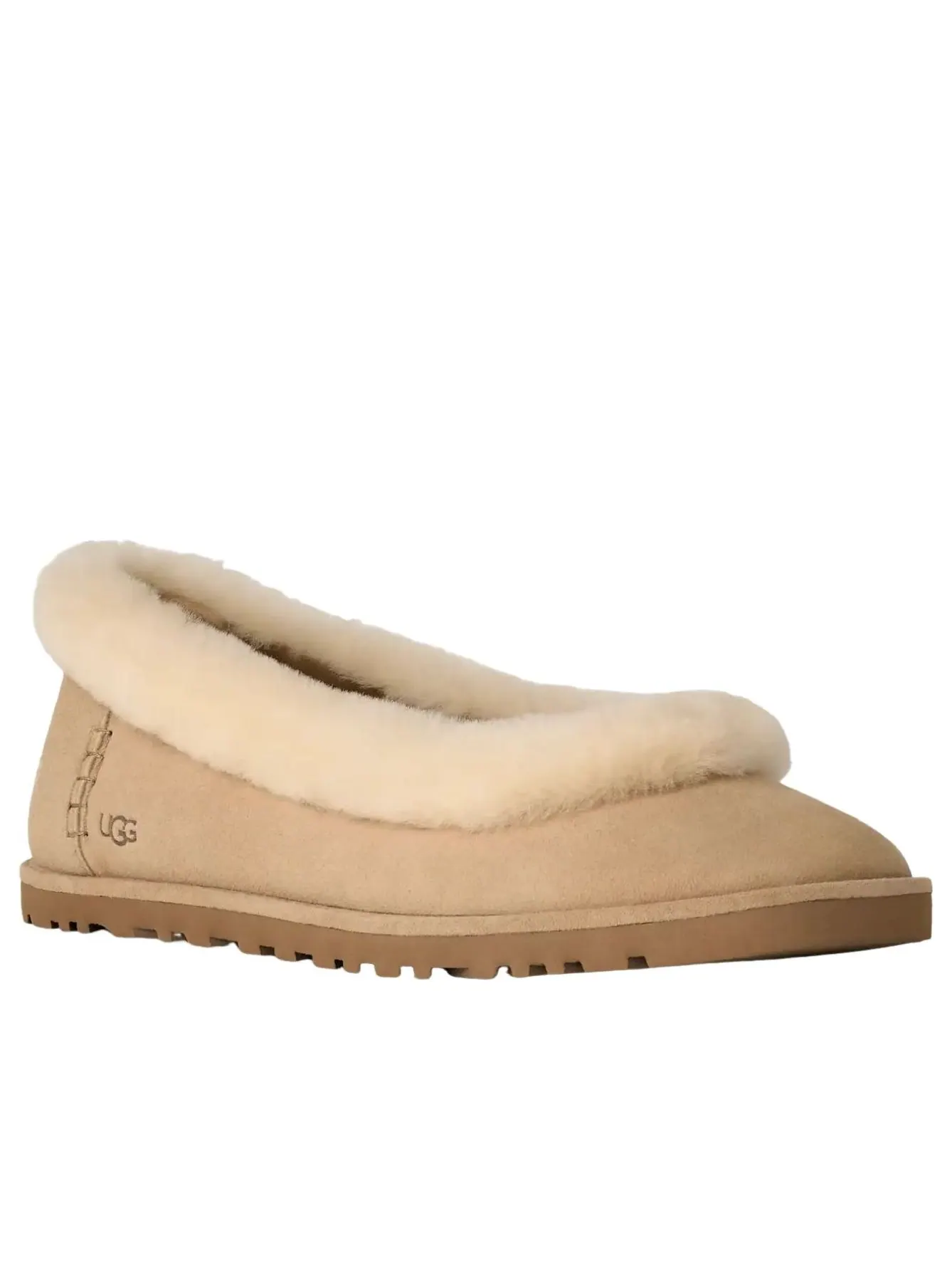 (WMNS) Балетки UGG Zora 'Sand' — изображение 2 из 6, бежевый