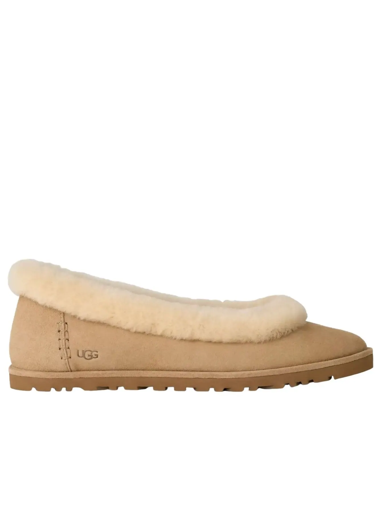 (WMNS) Балетки UGG Zora 'Sand' — изображение 6 из 6, бежевый