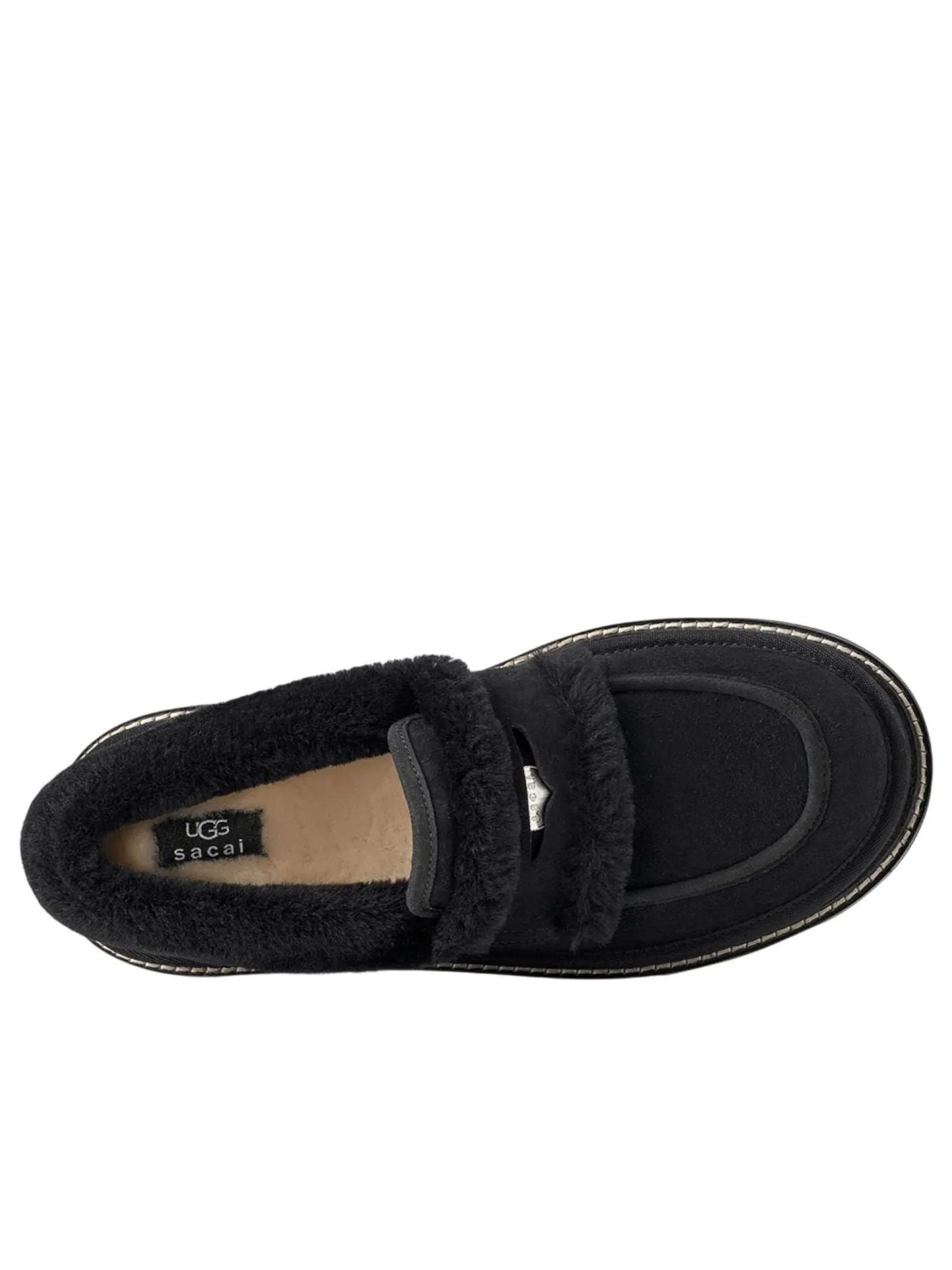 Лоферы UGG x sacai 'Черный' — изображение 4 из 5