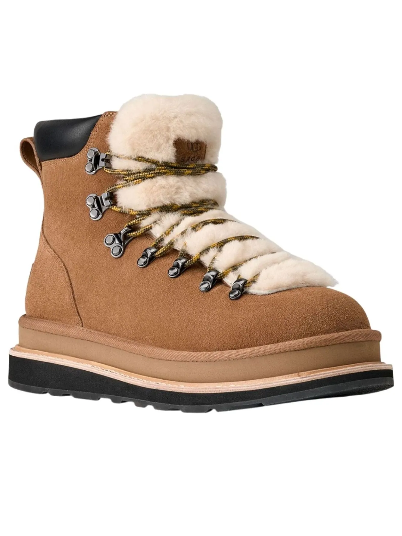 UGG x sacai Hiker-Snow Boots 'Chestnut Brown' — изображение 2 из 5, коричневый