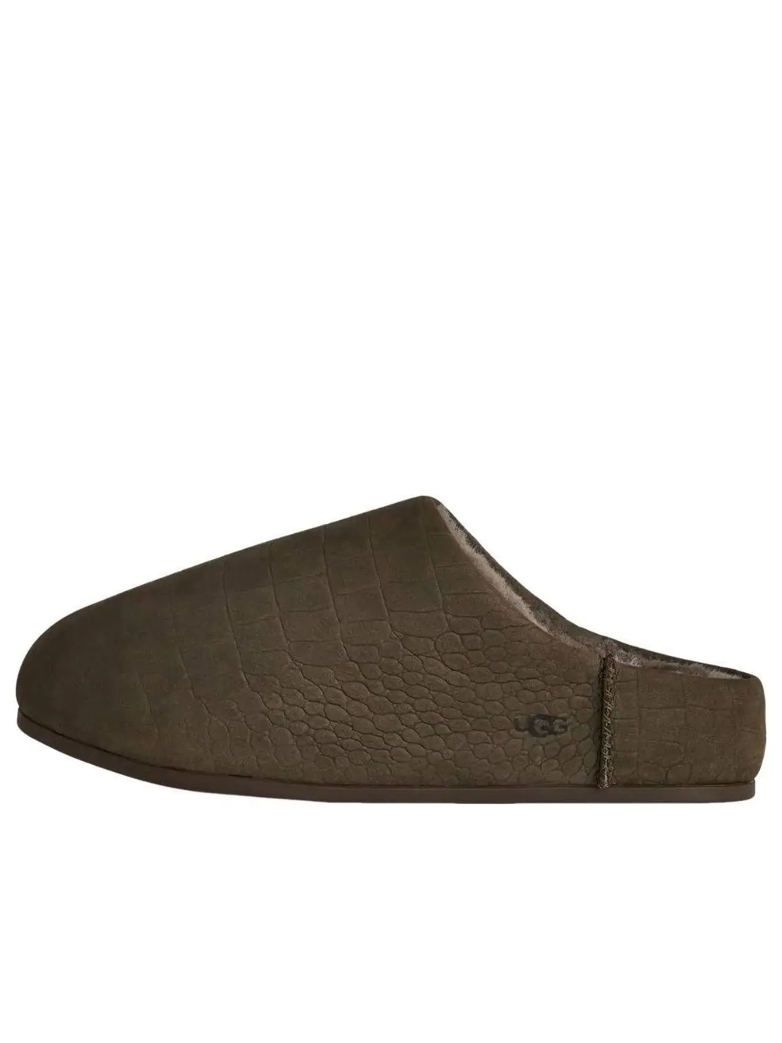 (WMNS) UGG Elea Embossed Slip-On 'Dense Smoke' — изображение 1 из 5, дымчатый