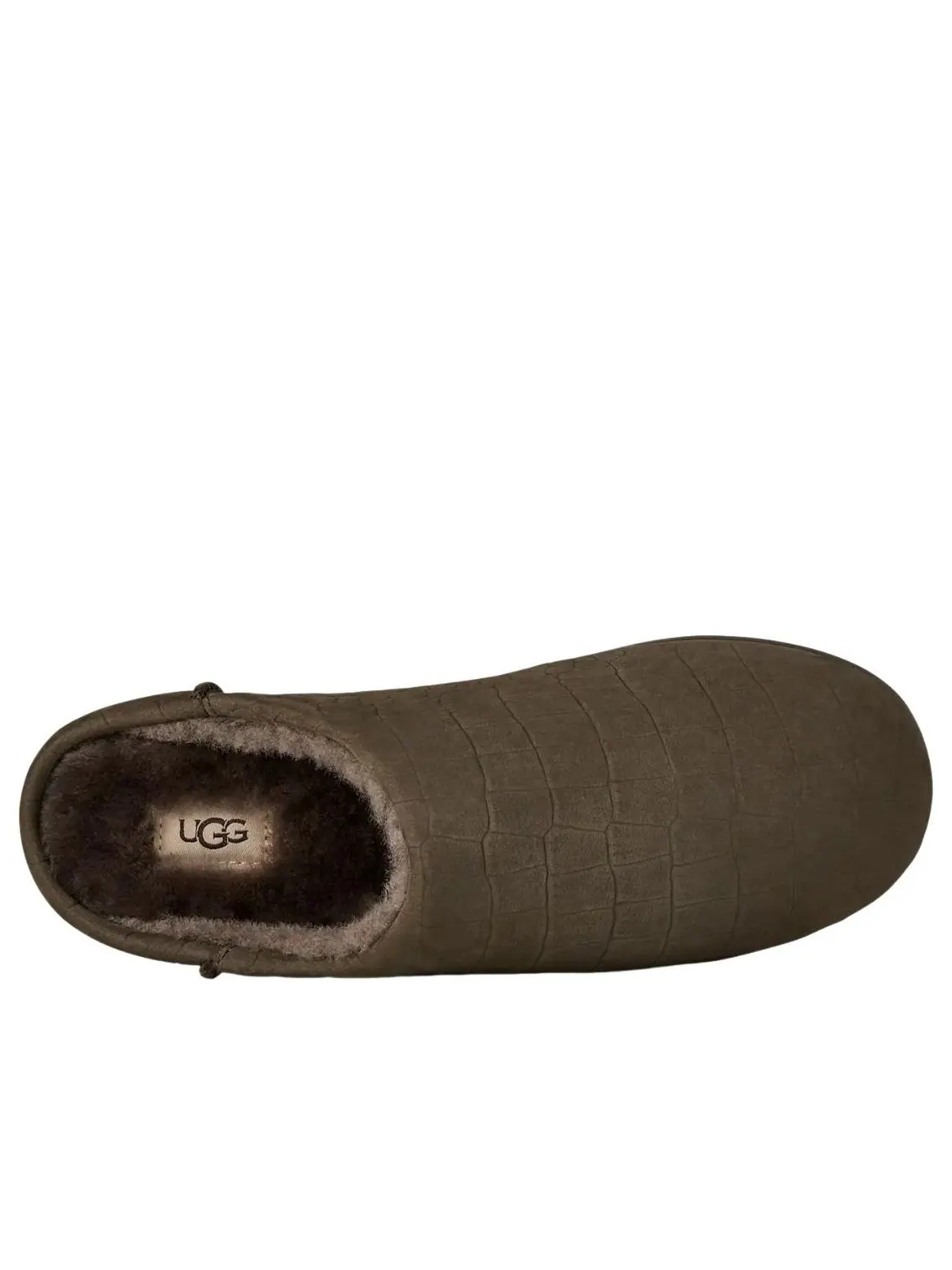 (WMNS) UGG Elea Embossed Slip-On 'Dense Smoke' — изображение 4 из 5, дымчатый