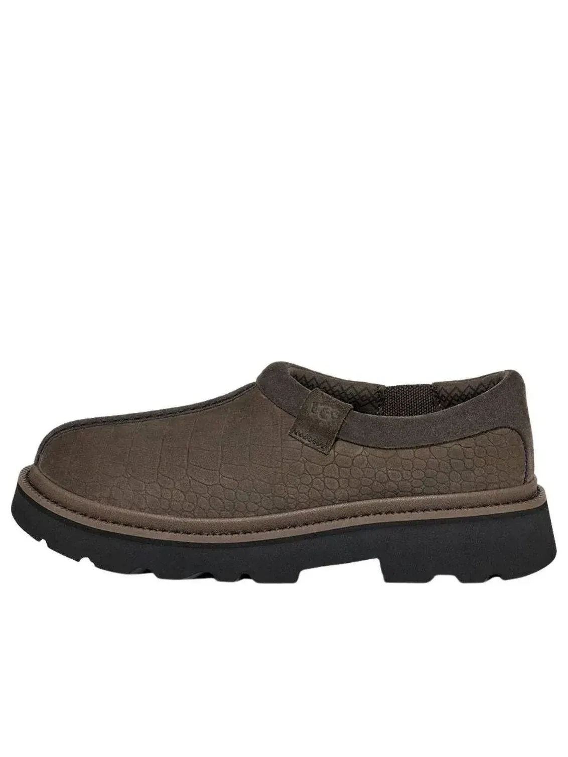 Тапочки UGG Tasman Lug Embossed 'Dense Smoke' 1178691-DNSS — изображение 1 из 5, коричневый