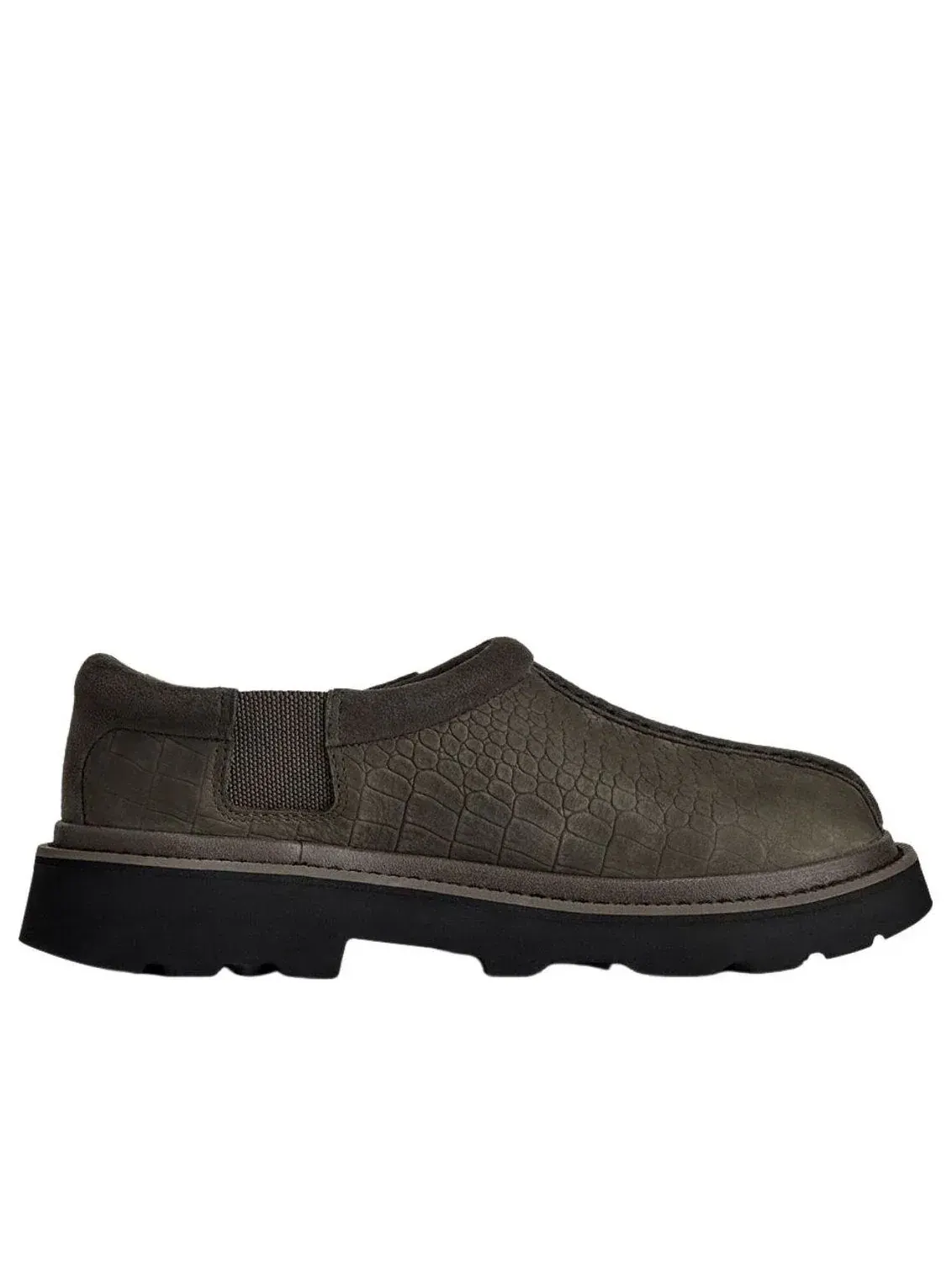 Тапочки UGG Tasman Lug Embossed 'Dense Smoke' 1178691-DNSS — изображение 2 из 5, коричневый
