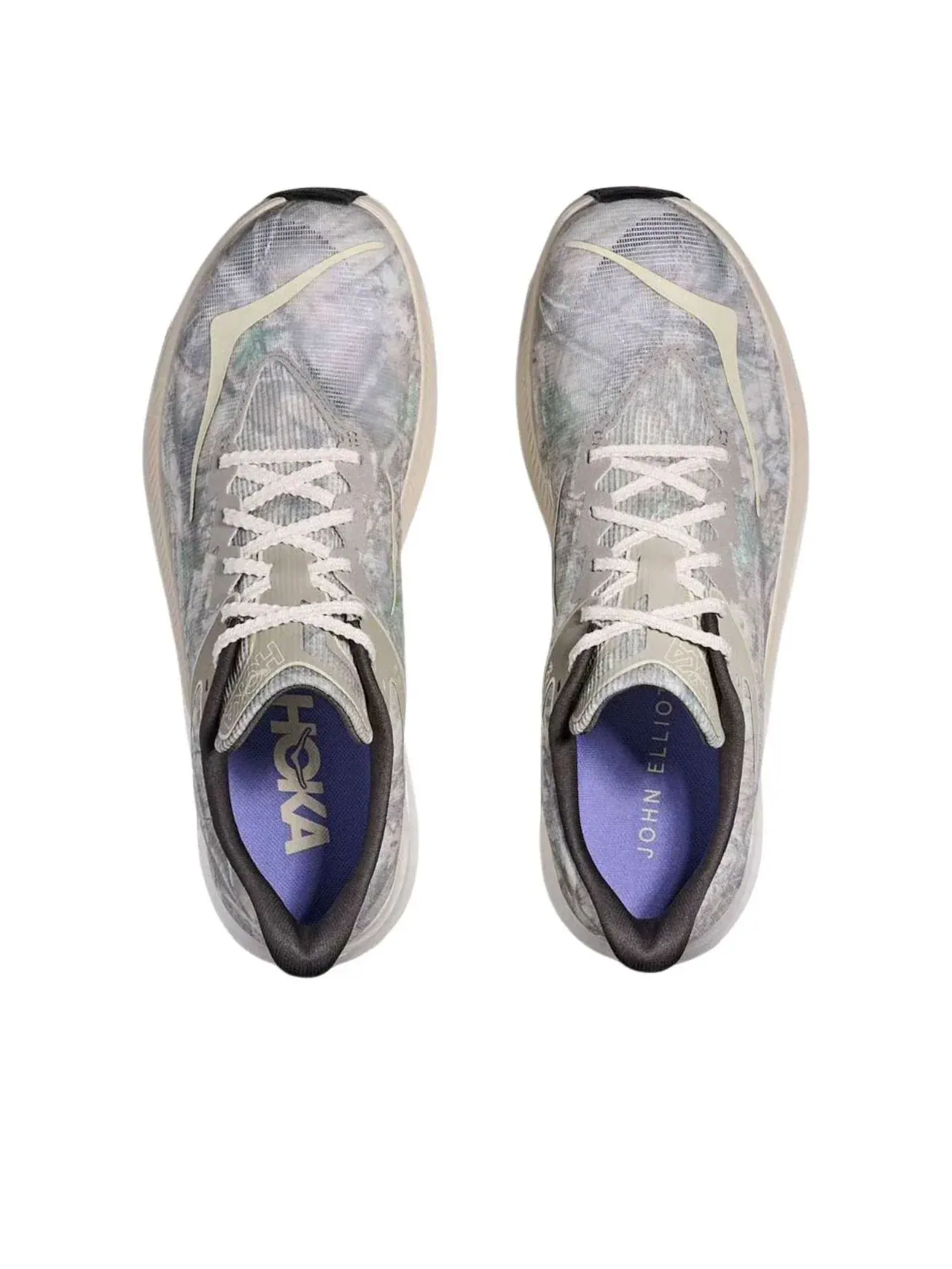 Кроссовки HOKA ONE ONE x John Elliott Rocket X 3 'Spray Green White' 1180830-SQW — изображение 3 из 5, зеленый