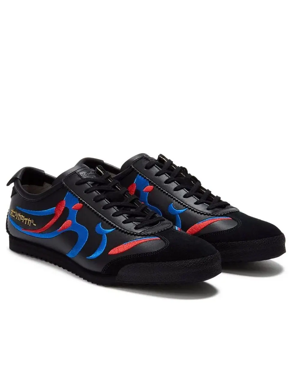 Мужские кроссовки с кожаным верхом Mexico 66 Deluxe Onitsuka Tiger — изображение 3 из 7, черный