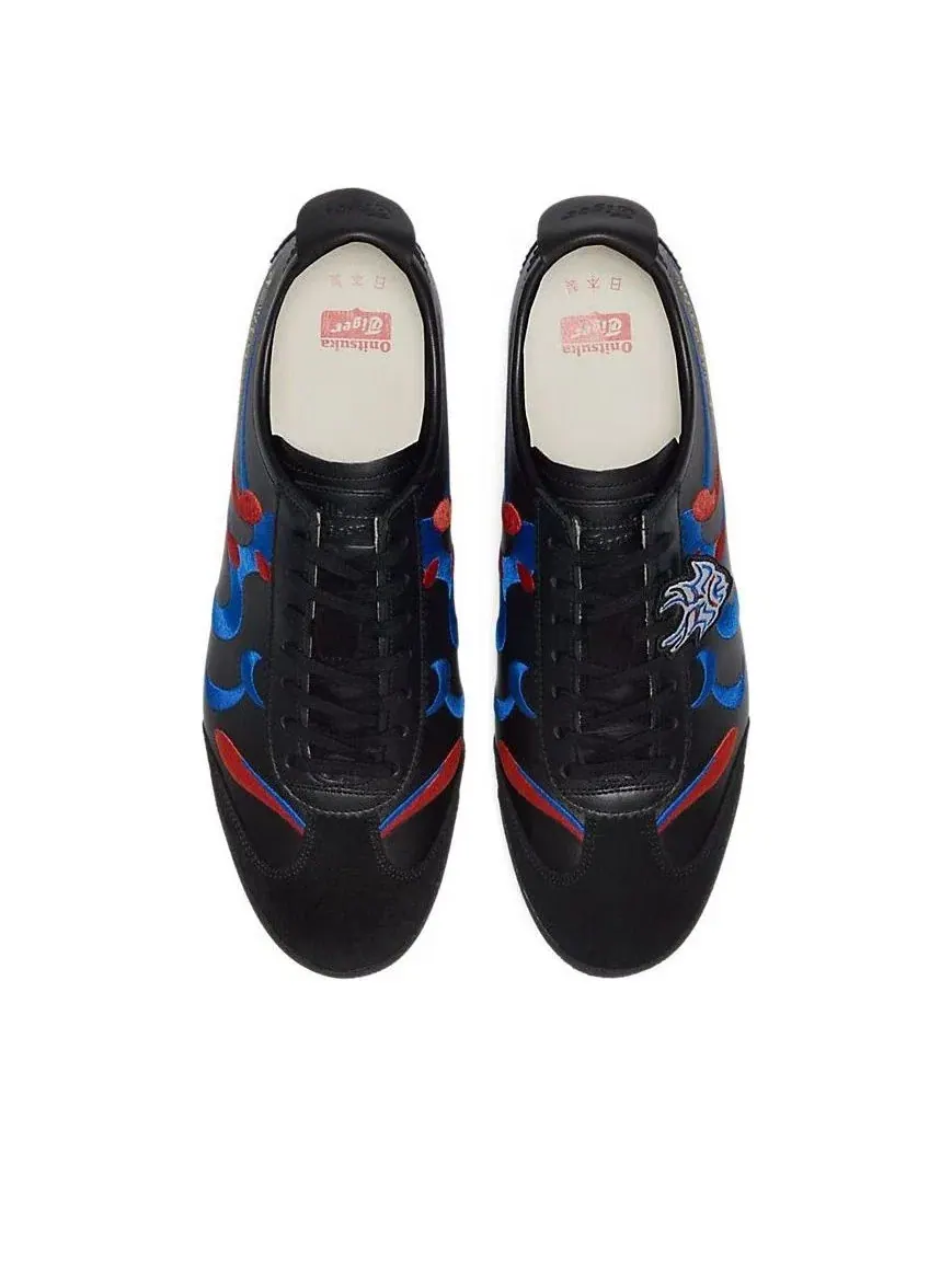Мужские кроссовки с кожаным верхом Mexico 66 Deluxe Onitsuka Tiger — изображение 4 из 7, черный