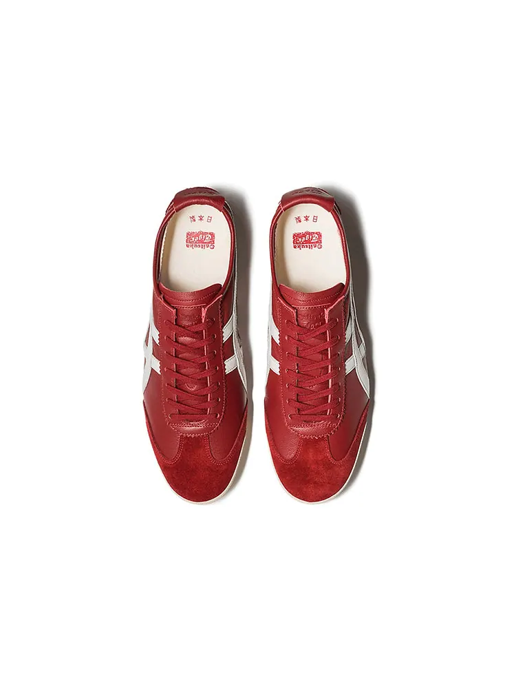 Onitsuka Tiger Nippon Made Mexico 66 Deluxe 'Burgundy White' — изображение 4 из 6, бордовый/белый