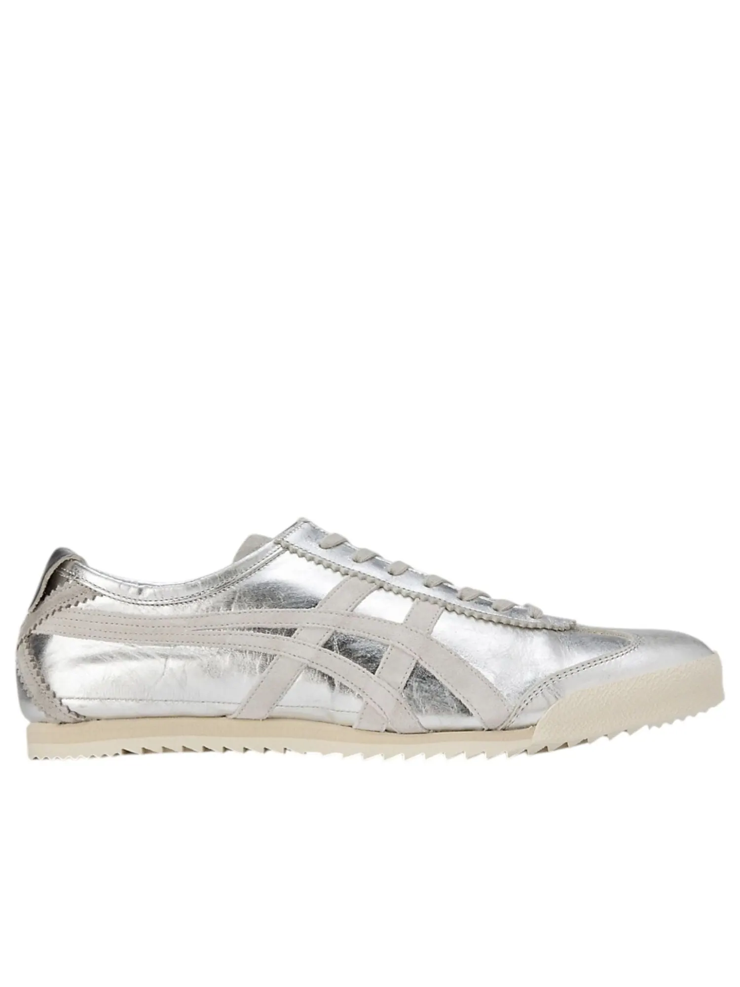Кроссовки Onitsuka Tiger Mexico 66 Deluxe 'Silver Piedmont Grey' — изображение 2 из 7, серебряный