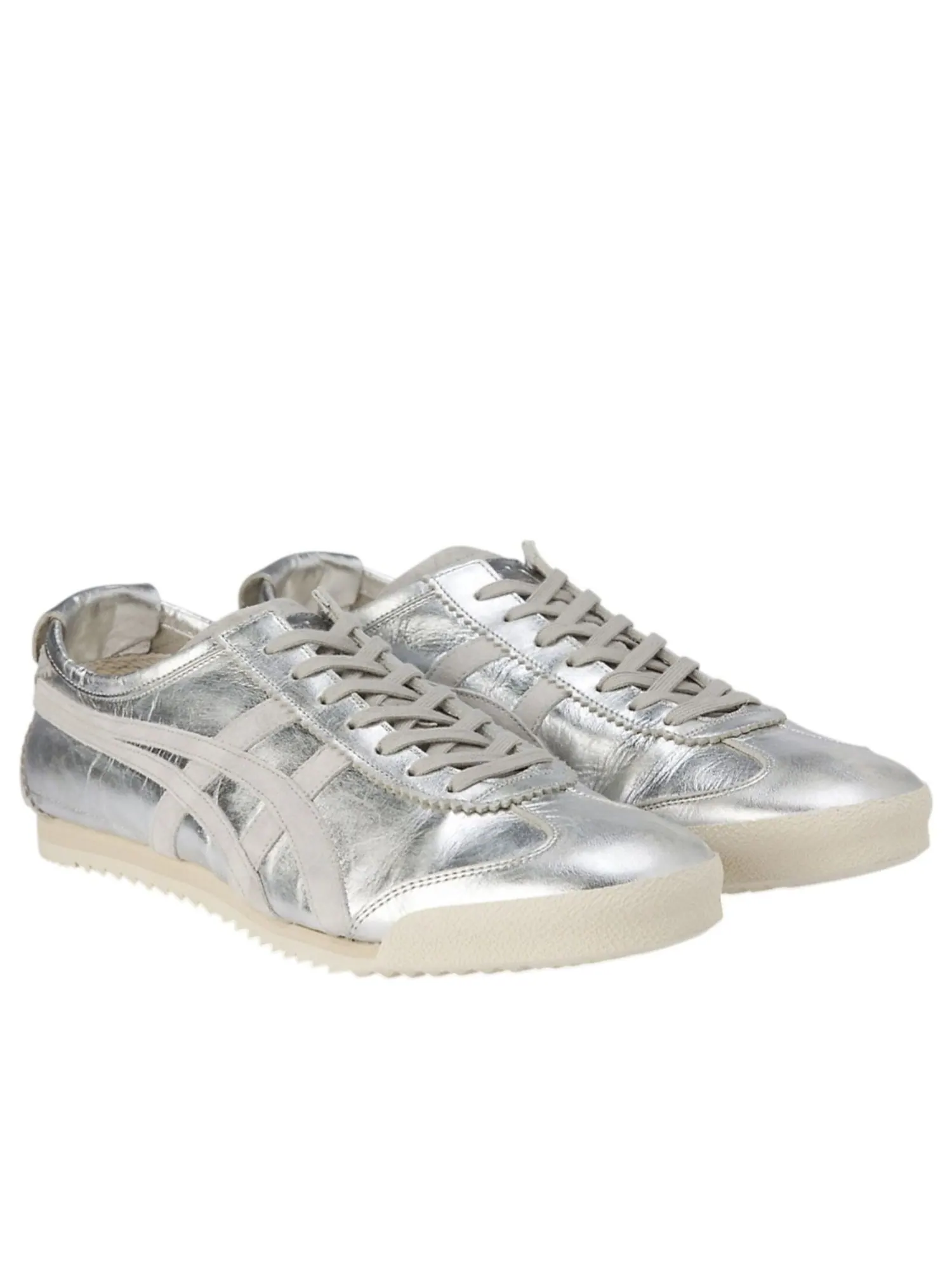 Кроссовки Onitsuka Tiger Mexico 66 Deluxe 'Silver Piedmont Grey' — изображение 3 из 7, серебряный