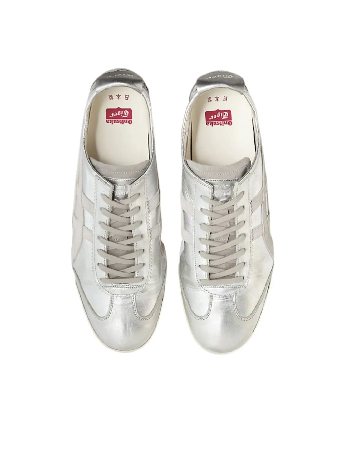 Кроссовки Onitsuka Tiger Mexico 66 Deluxe 'Silver Piedmont Grey' — изображение 5 из 7, серебряный