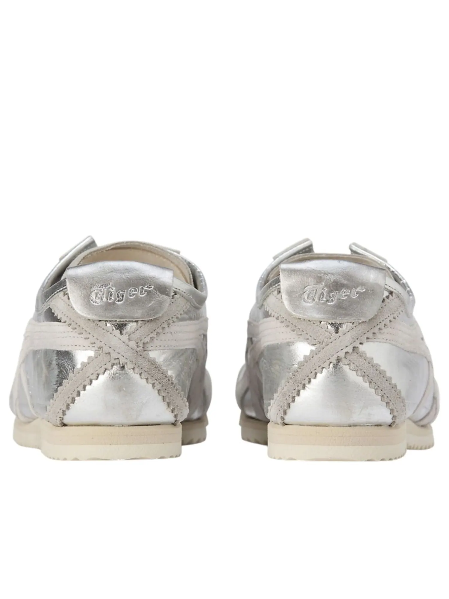 Кроссовки Onitsuka Tiger Mexico 66 Deluxe 'Silver Piedmont Grey' — изображение 6 из 7, серебряный