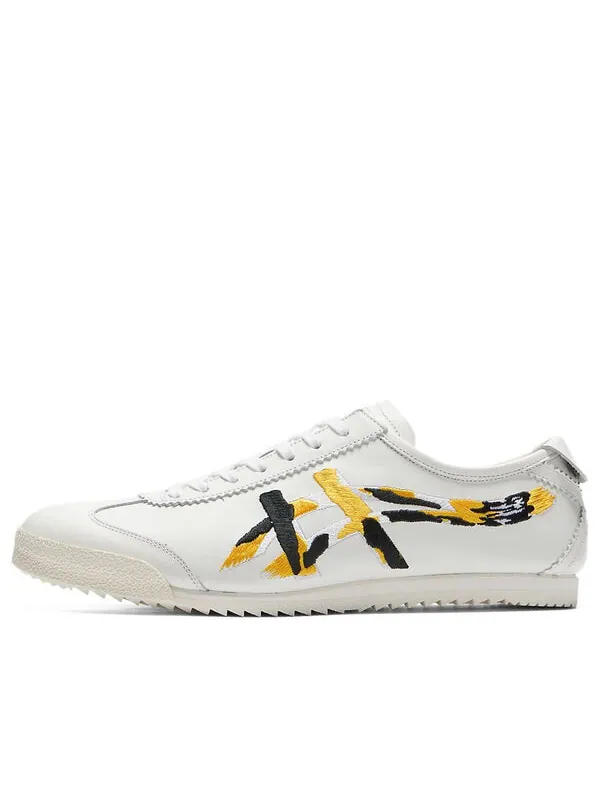 Кроссовки mexico 66 deluxe Onitsuka Tiger — изображение 1 из 4, белый/желтый