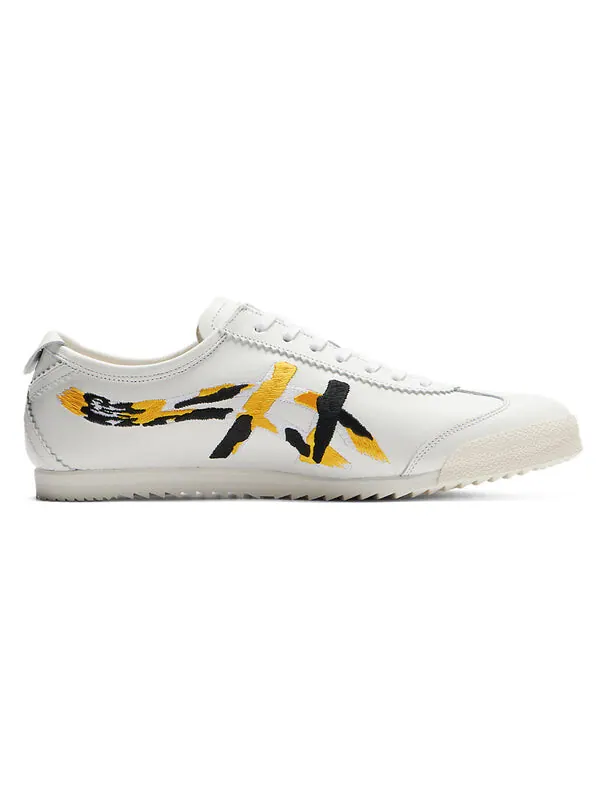 Кроссовки mexico 66 deluxe Onitsuka Tiger — изображение 2 из 4, белый/желтый