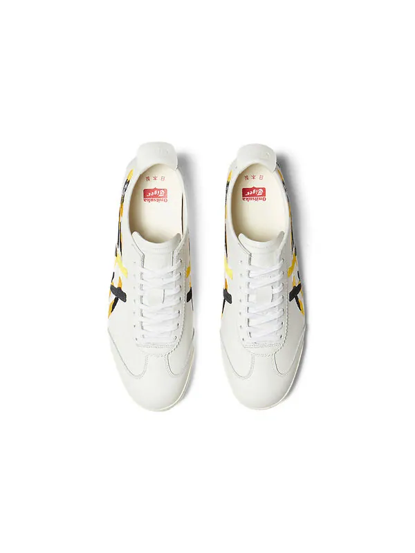 Кроссовки mexico 66 deluxe Onitsuka Tiger — изображение 4 из 4, белый/желтый