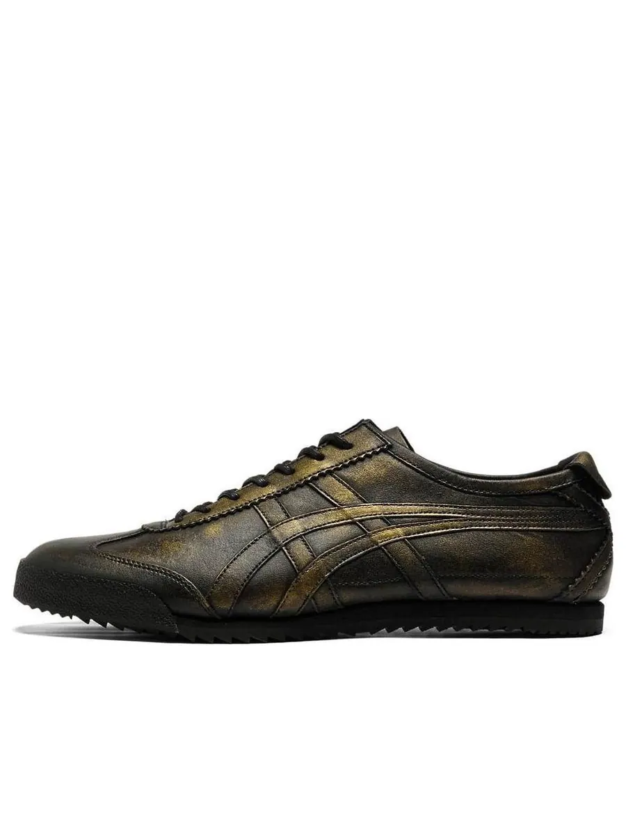 Кроссовки Onitsuka Tiger Mexico 66 Deluxe 'Black Gold' — изображение 1 из 6, черный
