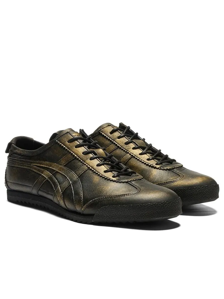 Кроссовки Onitsuka Tiger Mexico 66 Deluxe 'Black Gold' — изображение 3 из 6, черный