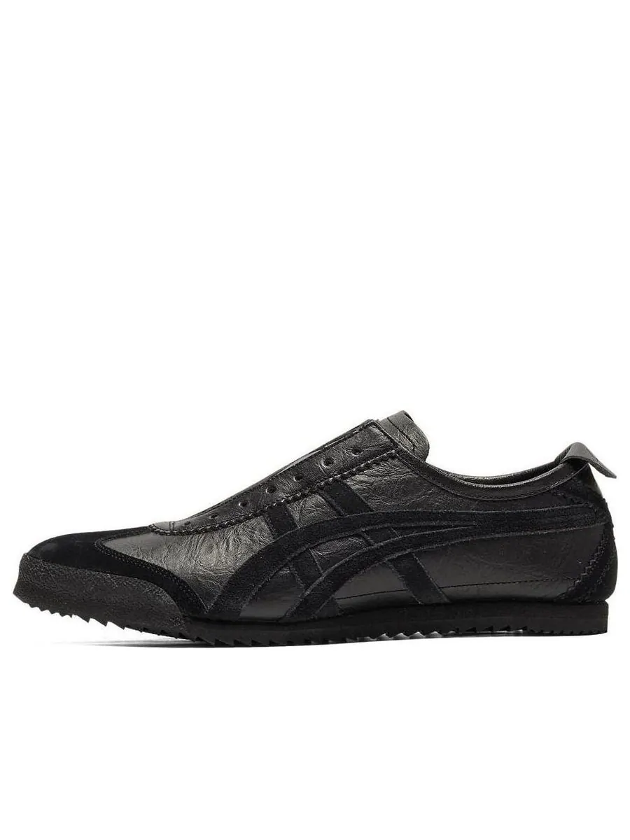 Кроссовки Onitsuka Tiger Mexico 66 Slip-On Deluxe 'Black' — изображение 1 из 6, черный
