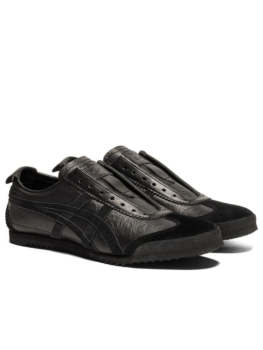Кроссовки Onitsuka Tiger Mexico 66 Slip-On Deluxe 'Black' — изображение 3 из 6, черный