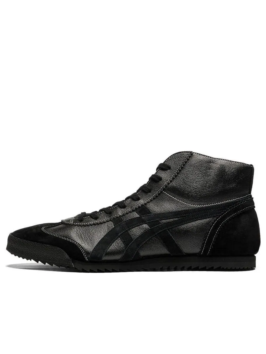 Кроссовки Onitsuka Tiger Nippon Made Mexico Mid Runner Deluxe 'Black' — изображение 1 из 6, черный