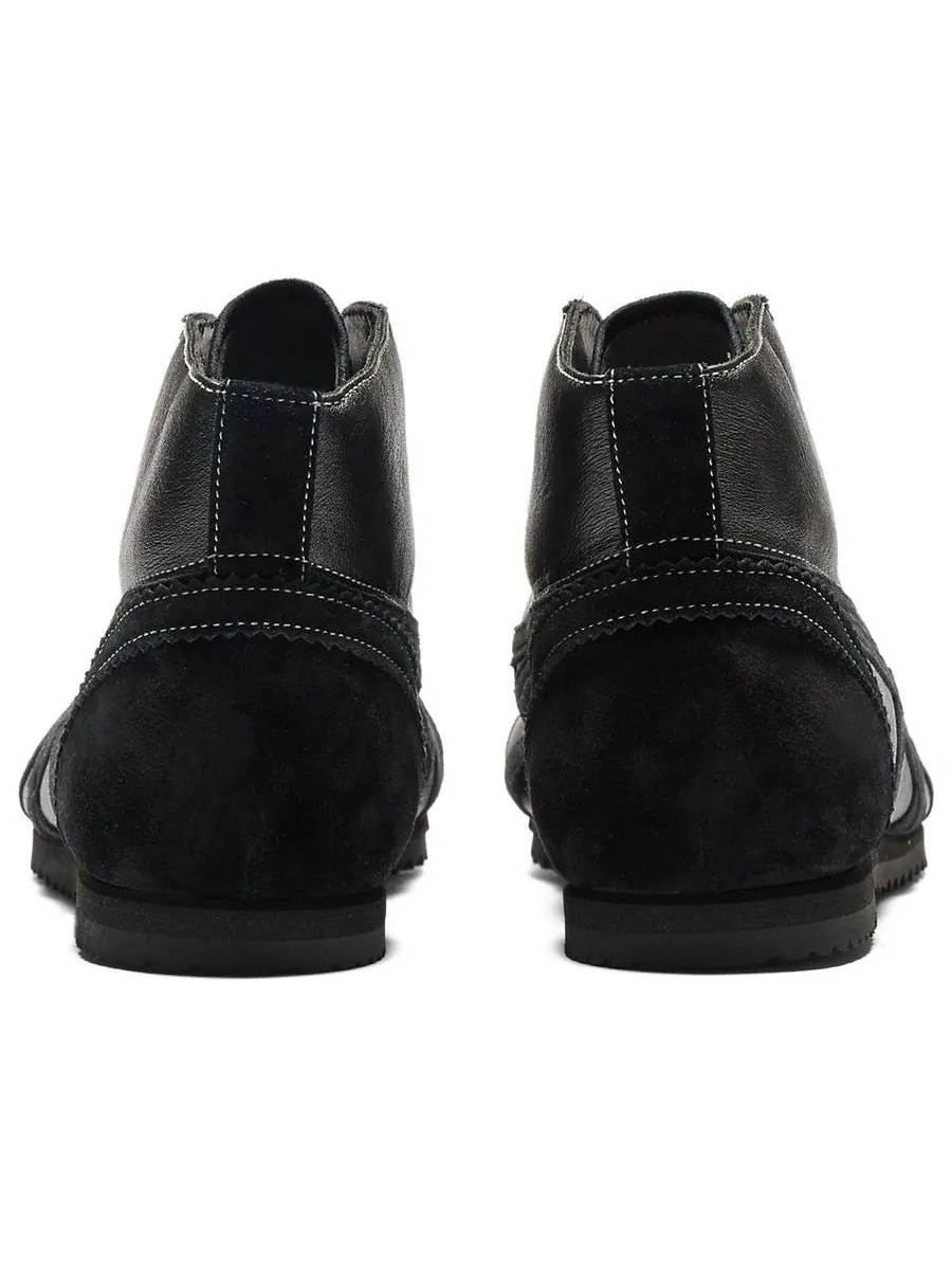 Кроссовки Onitsuka Tiger Nippon Made Mexico Mid Runner Deluxe 'Black' — изображение 5 из 6, черный