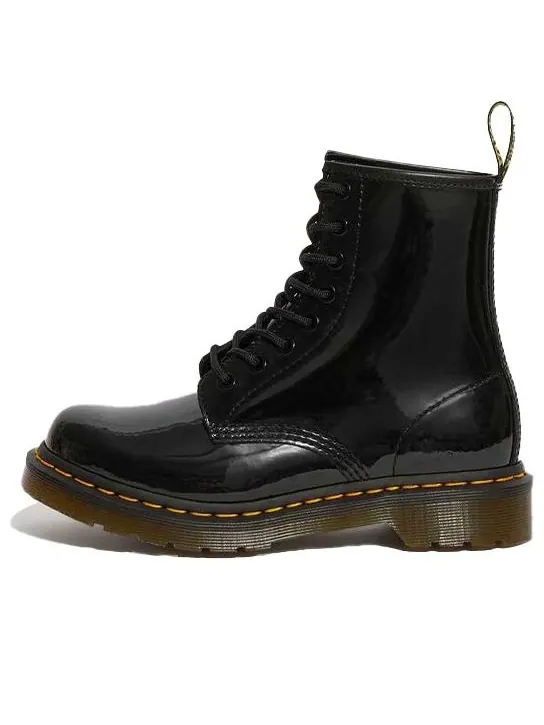 Ботинки кожаные Dr. Martens 1460 Patent Lamper — изображение 1 из 4, черный