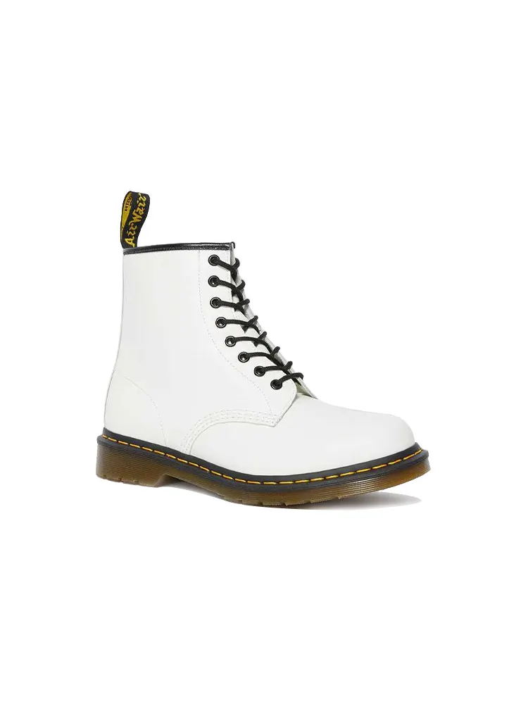 Ботинки Dr. Martens 1460 Smooth кожаные на шнурках — изображение 3 из 4, белый