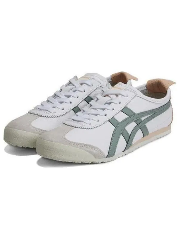 Кроссовки (WMNS) Onitsuka Tiger MEXICO 66 Deluxe Shoes 'White Slate Grey' — изображение 3 из 4, белый/серый