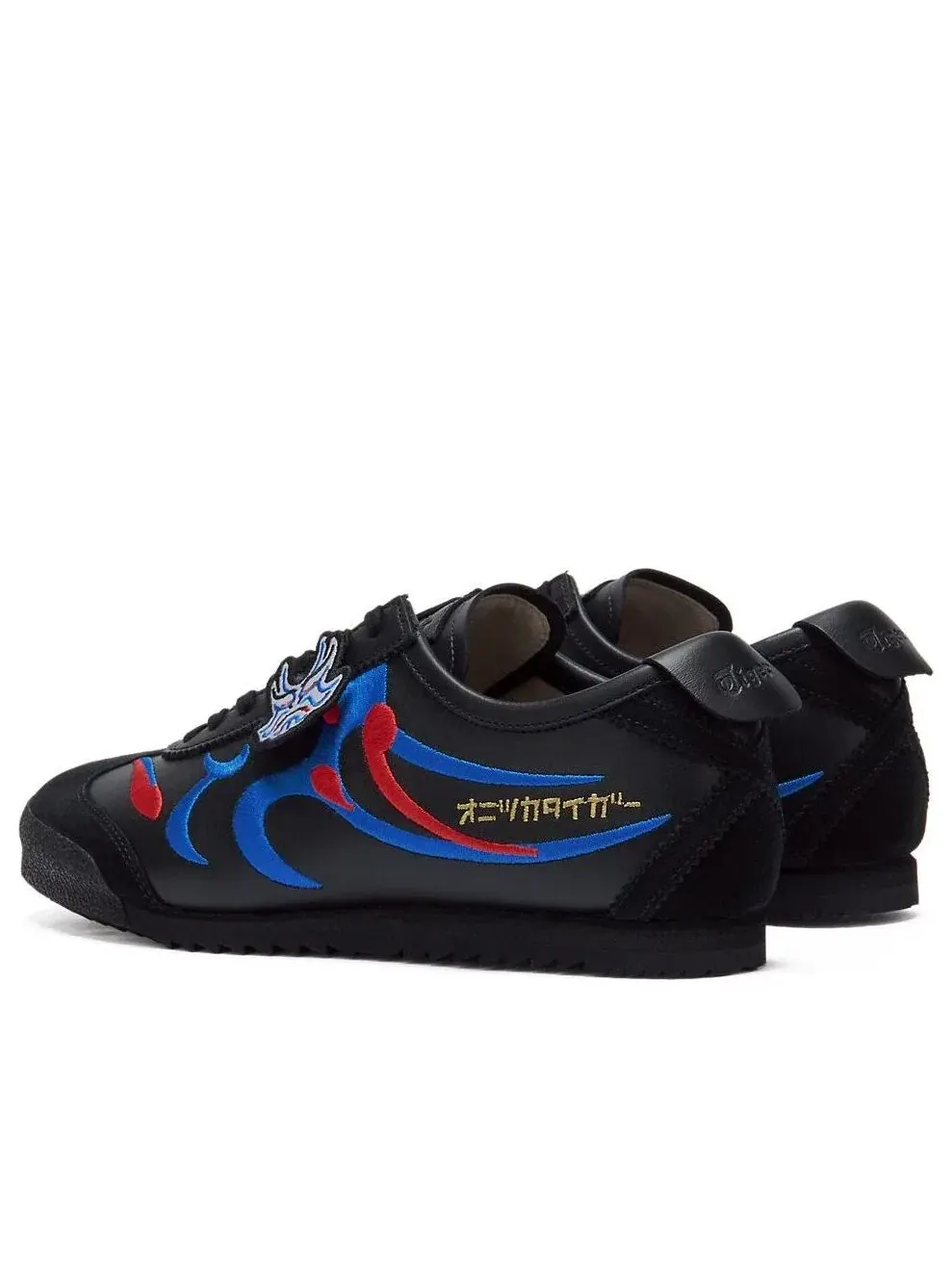 Женские кроссовки с кожаным верхом Mexico 66 Deluxe Onitsuka Tiger — изображение 2 из 7, черный