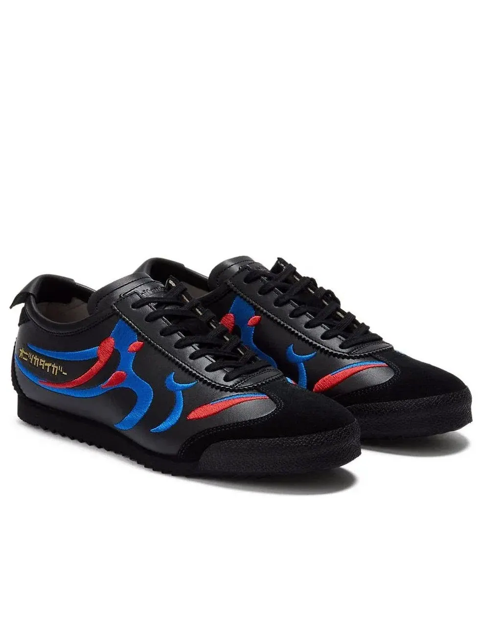 Женские кроссовки с кожаным верхом Mexico 66 Deluxe Onitsuka Tiger — изображение 3 из 7, черный