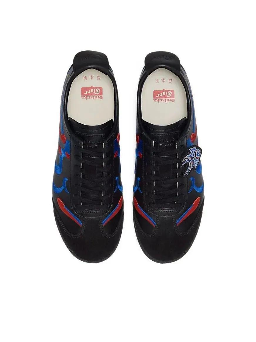 Женские кроссовки с кожаным верхом Mexico 66 Deluxe Onitsuka Tiger — изображение 4 из 7, черный