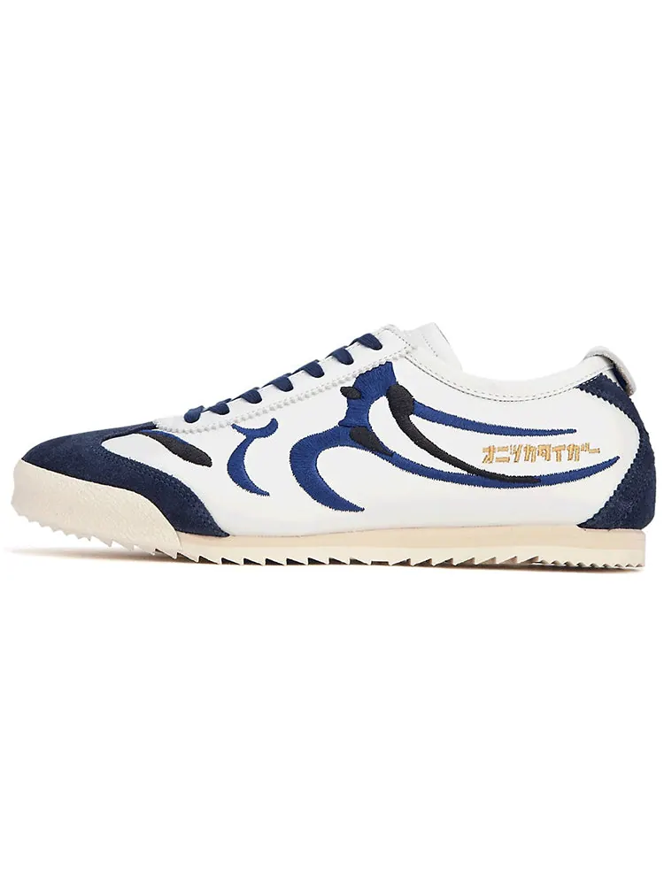 Кроссовки Onitsuka Tiger Nippon Made Mexico 66 Deluxe 'White Peacoat' — изображение 2 из 5, белый