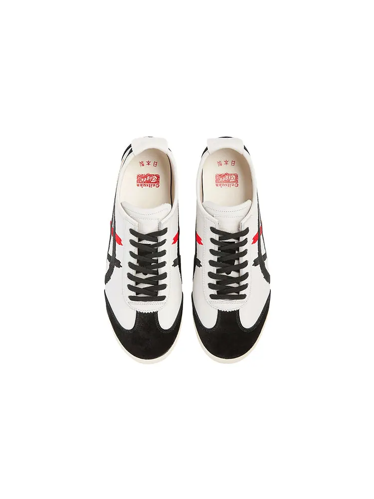(WMNS) Onitsuka Tiger Mexico 66 Deluxe NM 'White Black' — изображение 3 из 5, белый/черный