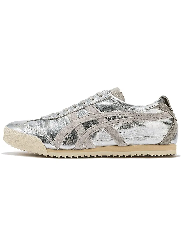 Кроссовки (WMNS) Onitsuka Tiger Nippon Made Mexico 66 Deluxe 'Silver Piedmont Grey' — изображение 2 из 6, серебряный