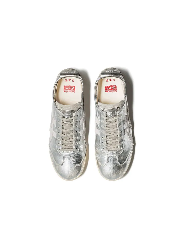 Кроссовки (WMNS) Onitsuka Tiger Nippon Made Mexico 66 Deluxe 'Silver Piedmont Grey' — изображение 4 из 6, серебряный