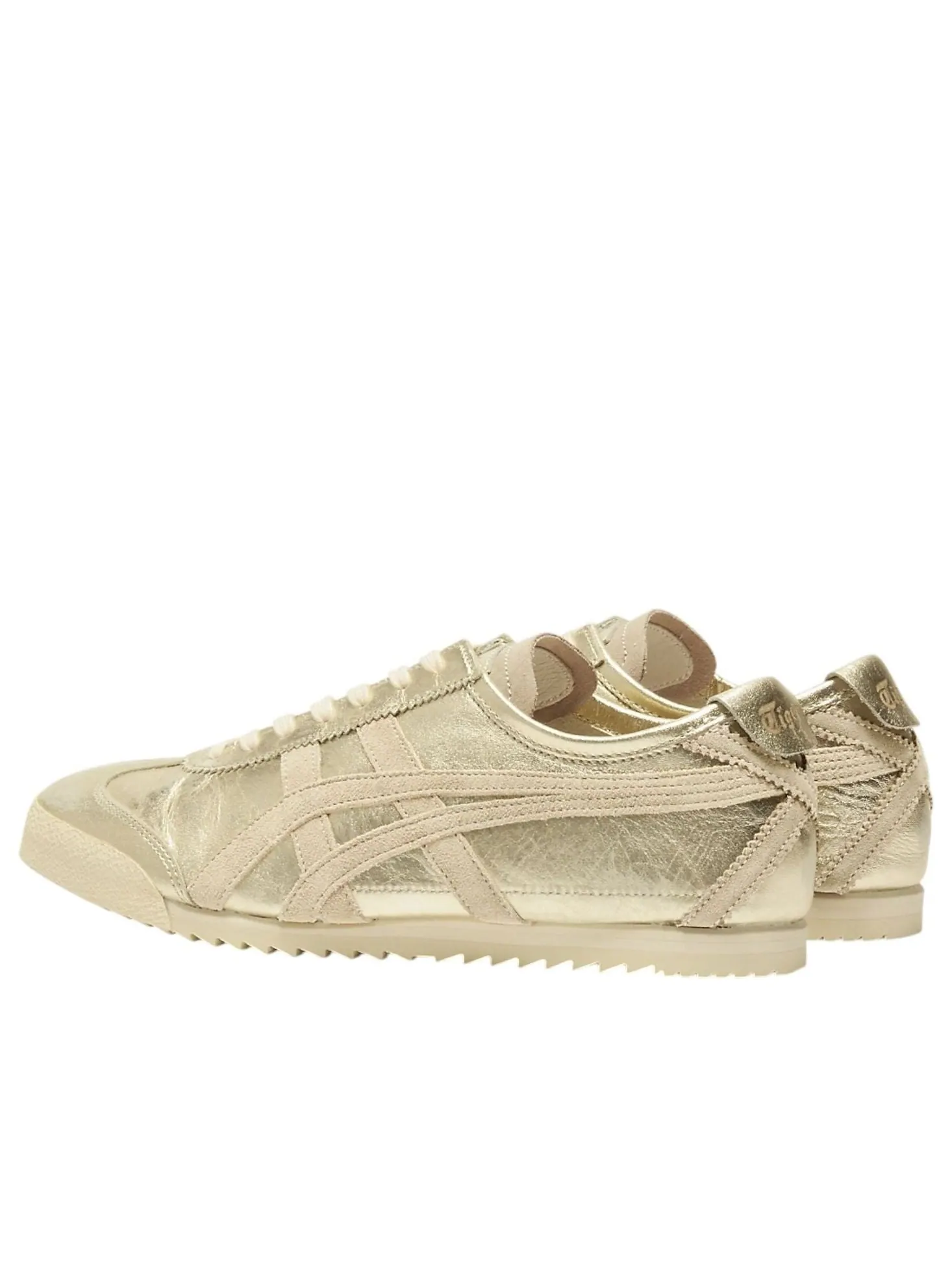 Кроссовки (WMNS) Onitsuka Tiger Nippon Made Mexico 66 Deluxe 'Pure Gold Cream' — изображение 3 из 6, золото